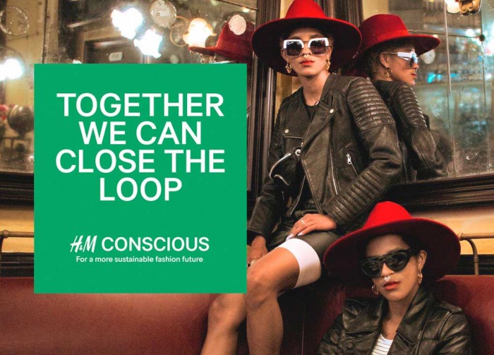 H&M với bộ sưu tập Close The Loop với tinh thần đi theo xu hướng thời trang tái chế (Ảnh: H&M)
